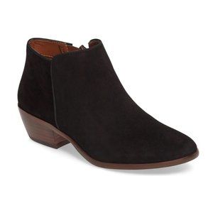 Sam Edelman Petty Chelsea Ankle Boot Black Suede